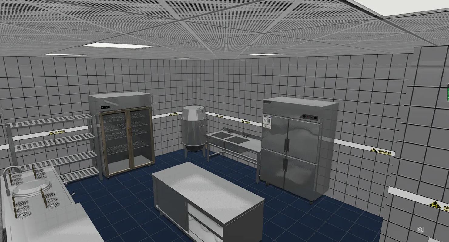 工廠食堂效果圖部分展示——廚房專業設計的重要性